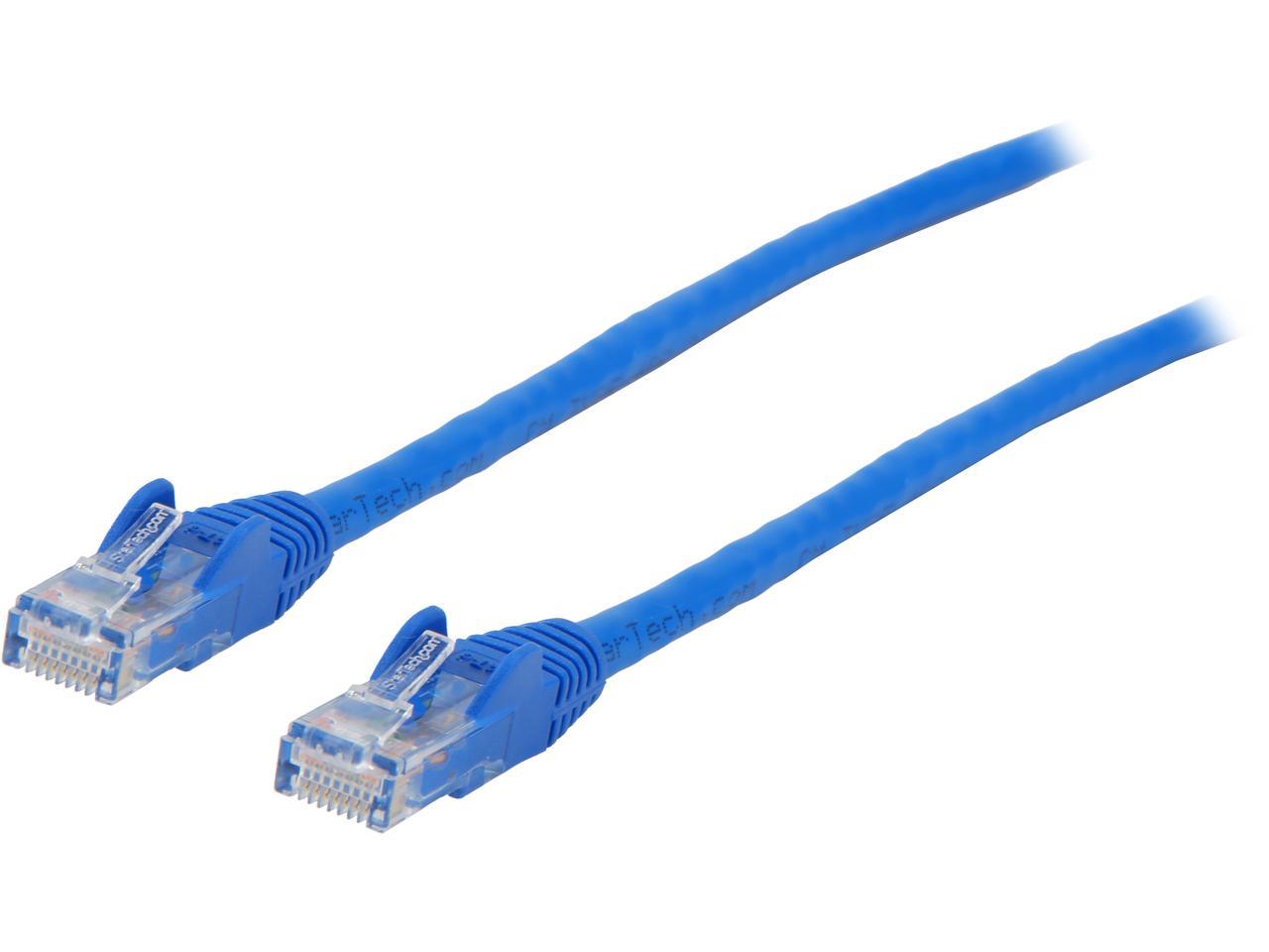 StarTech N6PATCH8BL StarTech.com Cat6 Patch Cable - 8 ft. - Blue Ethernet Cable - Snagless RJ45 Cable - Ethernet Cord - Cat 6 Cable - 8 ft.