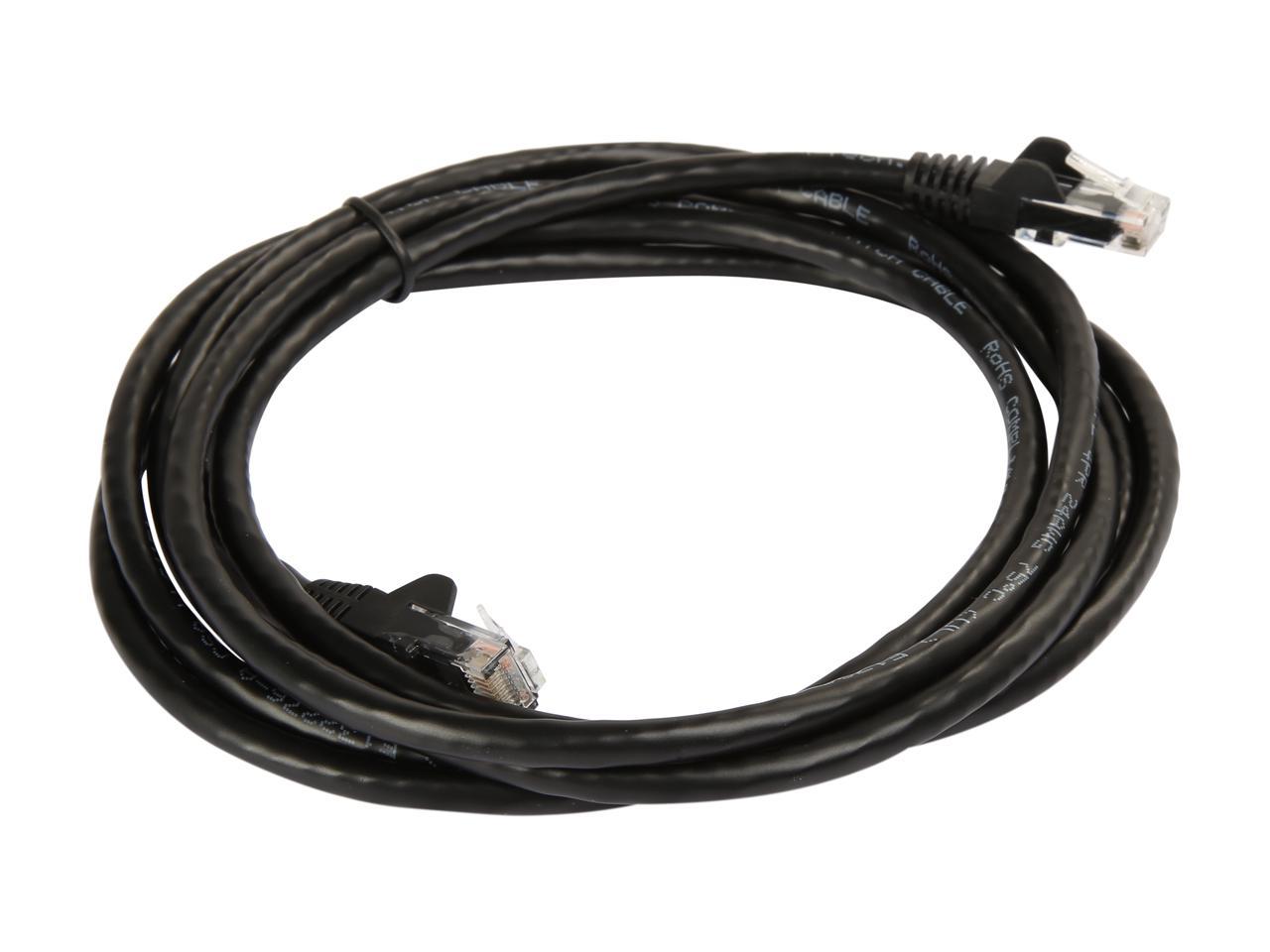 StarTech N6PATCH8BK StarTech.com Cat6 Patch Cable - 8 ft - Black Ethernet Cable - Snagless RJ45 Cable - Ethernet Cord - Cat 6 Cable - 8ft