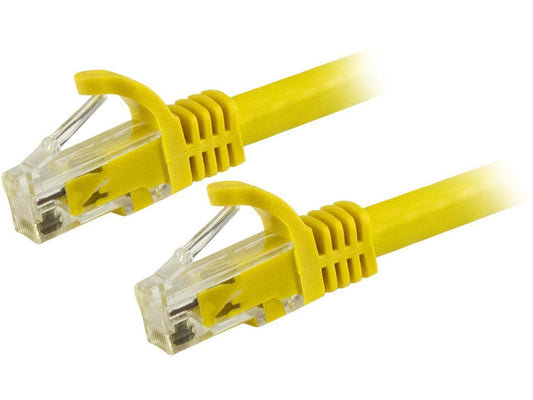 StarTech N6PATCH14YL StarTech.com Cat6 Patch Cable - 14 ft. - Yellow Ethernet Cable - Snagless RJ45 Cable - Ethernet Cord - Cat 6 Cable - 14 ft.