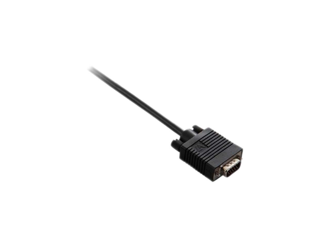 V7 V7N2VGA-10F-BLK 10 ft. VGA Monitor Cable HDDB15(m/m) Black