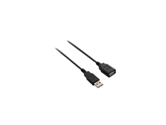 V7 V7N2USB2EXT-03F Black USB 2.0 Extension Cable