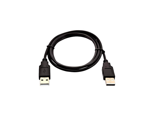 V7 1 Meter (3.3ft) USB A (Male) to USB A (Male) - Black