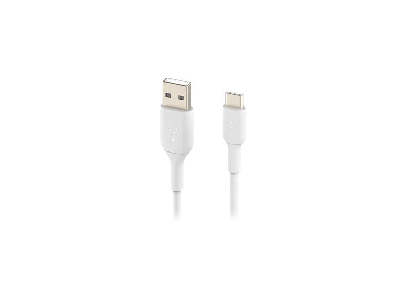 Belkin CAB001bt2MWH White BOOST CHARGE USB-C to USB-A Cable 6.56 ft. (2.0 m)