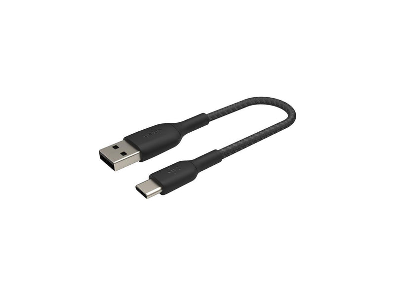 Belkin CAB002bt1MBK Black BOOST CHARGE Braided USB-C to USB-A Cable 3.28 ft. (1 m)