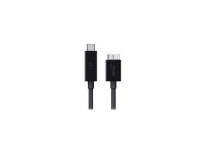 Belkin 3.1 USB-C to Micro-B Cable, Works with Google Chromebook Pixel 2, Apple New MacBook and Other USB Type C Compatible Devices (3-Foot)
