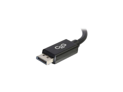 C2G 54401 Displayport Cable with Latches M/M, 8K UHD Compatible - Digital Audio Video, Black (6 Feet, 1.82 Meters)