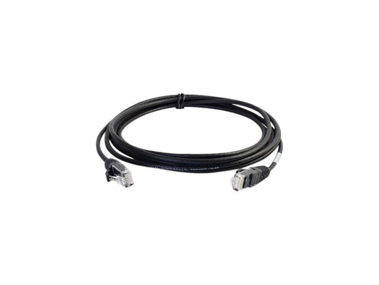 C2G 01097 Cat6 Cable - Snagless Unshielded Slim Ethernet Network Patch Cable, Black (6 Inches)