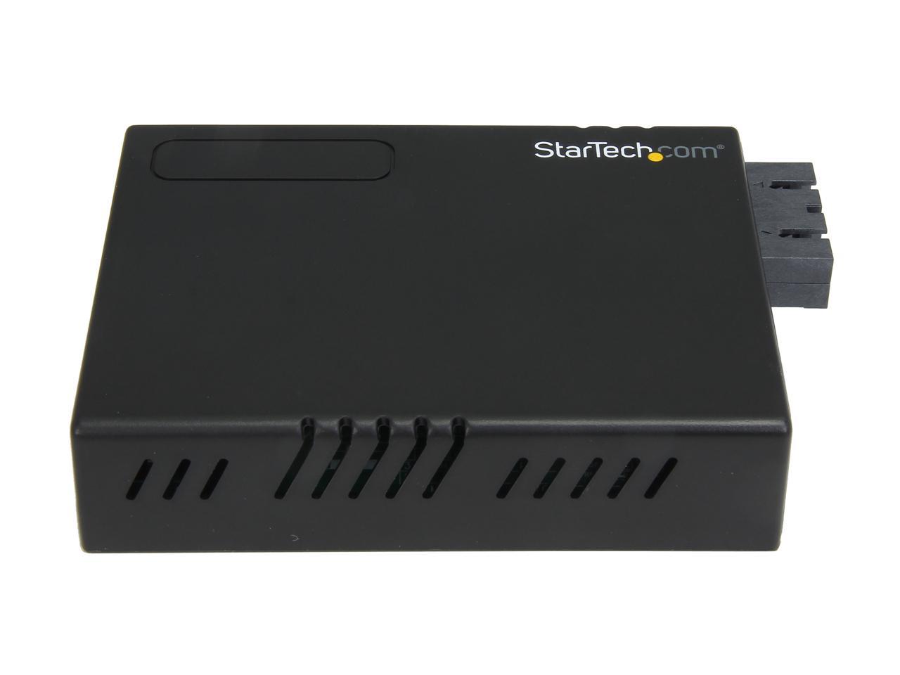 StarTech MCM110SC2 10/100Mbps Fiber to Ethernet Media Converter - Multi Mode - SC - 2km - Copper-to-Fiber Media Converter