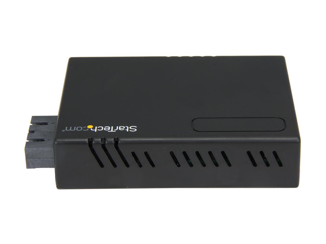 StarTech MCM110SC2 10/100Mbps Fiber to Ethernet Media Converter - Multi Mode - SC - 2km - Copper-to-Fiber Media Converter