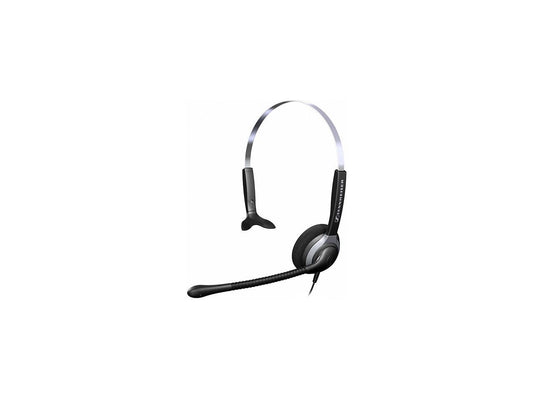 Over-the-Head SH230 Single-Sided Headset with Omni-Directional Microphone - Black