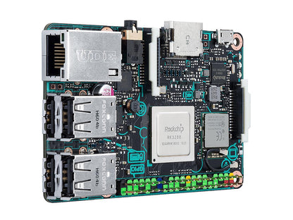 ASUS SBC Tinker Board RK3288 SoC 1.8 GHz Quad-Core CPU, 600 MHz Mali-T764 GPU, 2GB