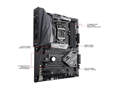 ASUS ROG Maximus X Hero (Wi-Fi AC) LGA 1151 (300 Series) Intel Z370 SATA 6Gb/s ATX Intel Motherboard