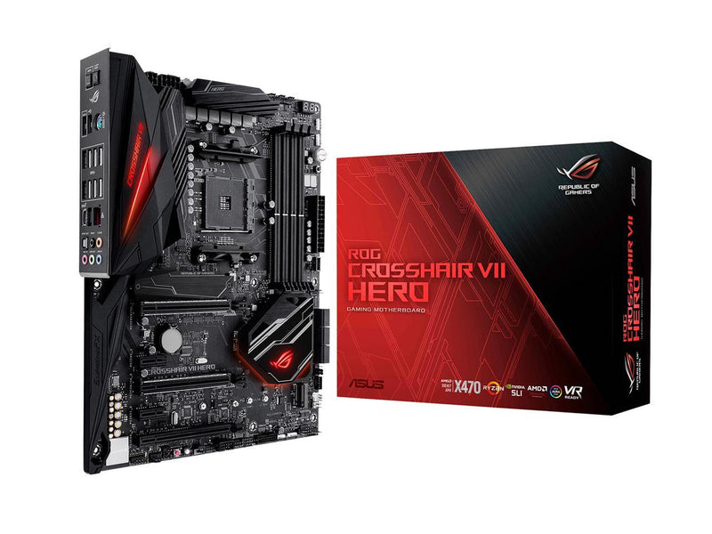 ASUS ROG Crosshair VII Hero AM4 AMD X470 SATA 6Gb/s ATX AMD Motherboard