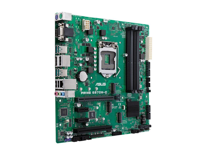 ASUS PRIME Q370M-C/CSM LGA 1151 (300 Series) Intel Q370 SATA 6Gb/s uATX Intel Motherboard