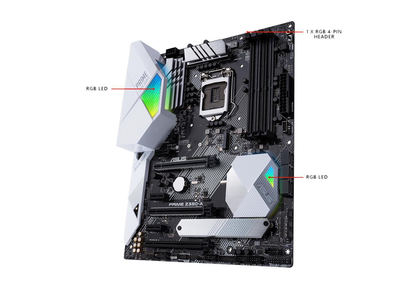 ASUS Prime Z390-A LGA 1151 (300 Series) Intel Z390 SATA 6Gb/s ATX Intel Motherboard