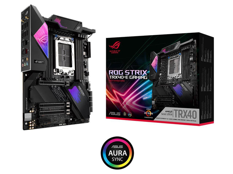 ASUS ROG STRIX TRX40-E GAMING sTRX4 AMD TRX40 SATA 6Gb/s ATX AMD Motherboard