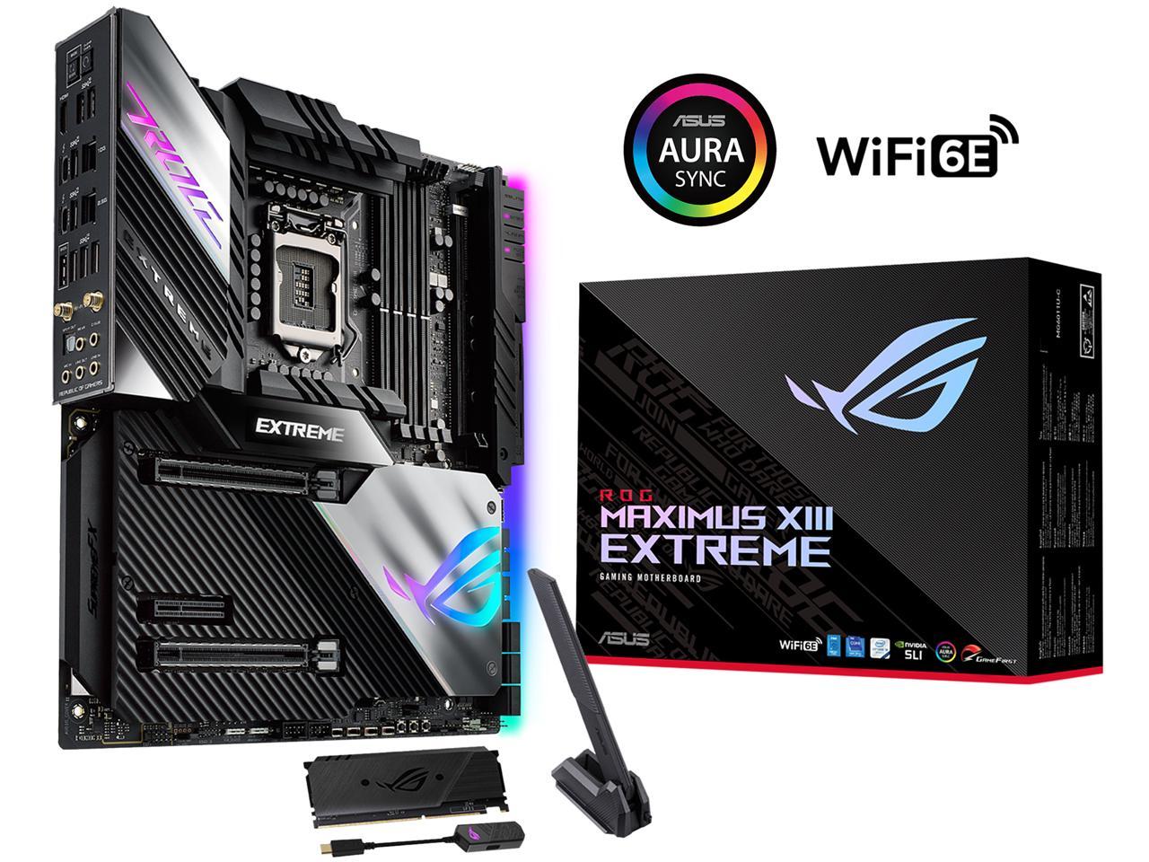 ASUS ROG MAXIMUS XIII EXTREME LGA 1200 Intel Z590 SATA 6Gb/s Extended ATX Intel Motherboard