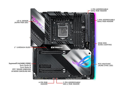 ASUS ROG MAXIMUS XIII EXTREME LGA 1200 Intel Z590 SATA 6Gb/s Extended ATX Intel Motherboard