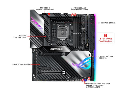 ASUS ROG MAXIMUS XIII EXTREME LGA 1200 Intel Z590 SATA 6Gb/s Extended ATX Intel Motherboard