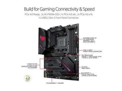Asus ROG STRIX B550-F GAMING WIFI II AMD AM4 (3rd Gen Ryzen) ATX Gaming Motherboard (PCIe 4.0,WiFi 6E, 2.5Gb LAN, BIOS FlashBack, HDMI 2.1, Addressable Gen 2 RGB Header and AURA Sync)