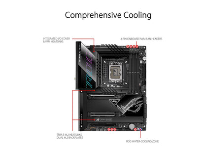ASUS ROG Maximus Z690 Hero(WiFi 6E) LGA 1700(Intel®12th&13th Gen) ATX gaming motherboard(PCIe 5.0,DDR5, 20+1 90A power stages,2.5Gb LAN,Bluetooth V5.2,2x Thunderbolt 4 ports,5xM.2/NVMe SSD,Front panel USB 3.2 Gen 2x2 Type-C connector)
