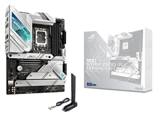 ASUS ROG Strix Z690-A Gaming WiFi D4 LGA 1700(Intel® 12th&13th Gen) ATX gaming motherboard(PCIe 5.0, DDR4,16+1 power stages,WiFi 6,Intel 2.5 Gb LAN,Bluetooth v5.2,Thunderbolt 4,4xM.2/NVMe SSD and Front panel USB 3.2 Gen 2x2 Type-C connector