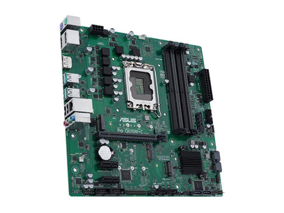 ASUS Pro Q670M-C-CSM LGA 1700 (Intel 12th & 13th Gen & Intel vPro) mATX Commercial Motherboard (PCIe 4.0, DDR5 4800, 2xNVMe SSD M.2 slots, 4xUSB 3.2 Gen 2 ports, front USB 3.2 Gen 1 Type-C)