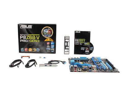 ASUS P8Z68-V PRO/GEN3 LGA 1155 Intel Z68 HDMI SATA 6Gb/s USB 3.0 ATX Intel Motherboard with UEFI BIOS