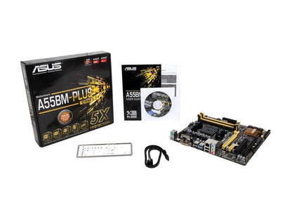 ASUS A55BM-PLUS/CSM FM2+ / FM2 AMD A55 (Hudson D2) USB 3.0 HDMI Micro ATX AMD Motherboard