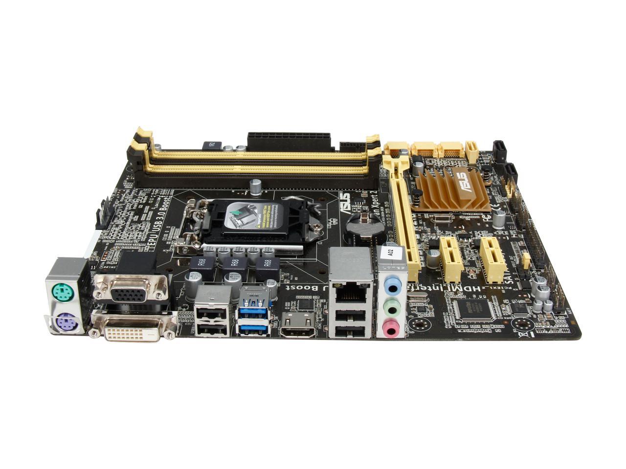 ASUS B85M-G R2.0 LGA 1150 Intel B85 HDMI SATA 6Gb/s USB 3.0 Micro ATX Intel Motherboard