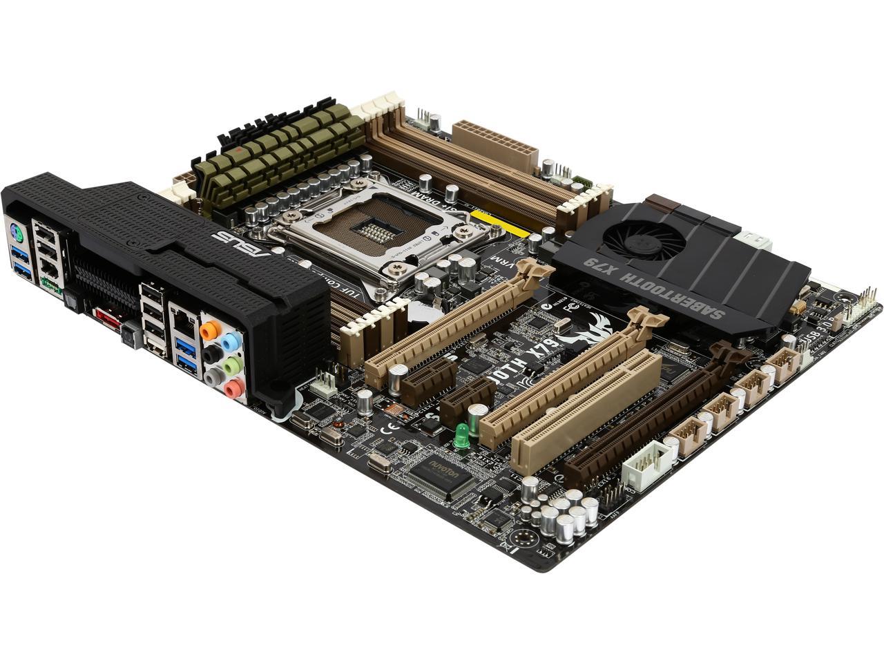 ASUS SABERTOOTH X79-R LGA 2011 Intel X79 SATA 6Gb/s USB 3.0 ATX Intel Motherboard - Certified - Grade A