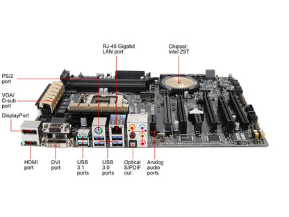 ASUS Z97-A/USB 3.1 ATX Intel Motherboard