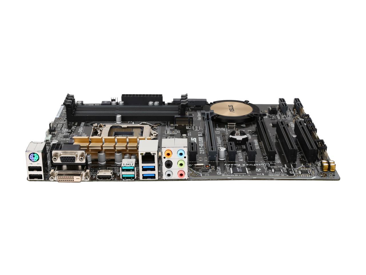 ASUS Z97-E/USB3.1 LGA 1150 Intel Z97 HDMI SATA 6Gb/s USB 3.1 USB 3.0 ATX Intel Motherboard