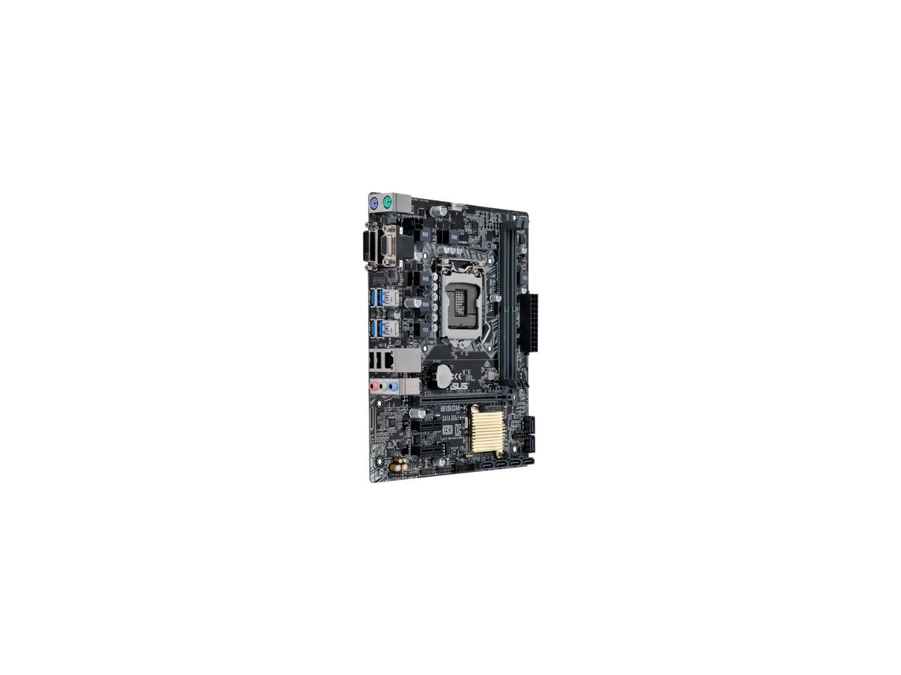 ASUS B150M-K LGA 1151 Intel B150 HDMI SATA 6Gb/s USB 3.0 Micro ATX Intel Motherboard