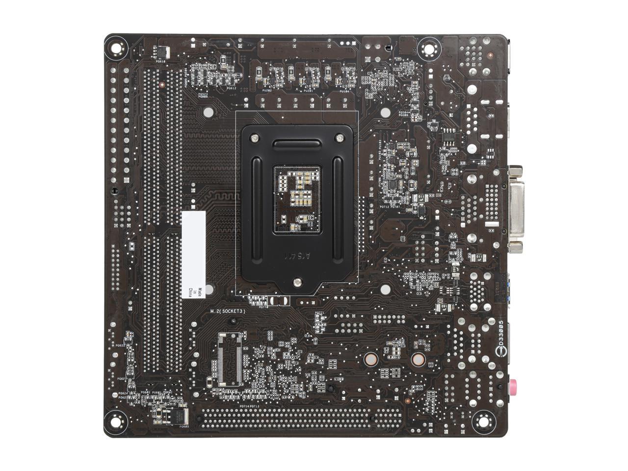 ASUS H110I-PLUS/CSM LGA 1151 Intel H110 HDMI SATA 6Gb/s USB 3.1 Mini ITX Intel Motherboard