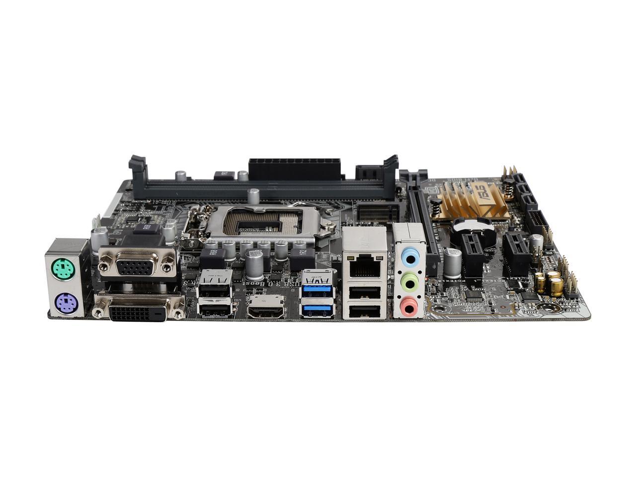 ASUS - MOTHERBOARDS H110M-A/M.2 Intel H110 HDMI SATA 6Gb/s USB 3.0 Micro ATX Motherboards - Intel
