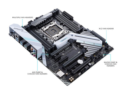 ASUS PRIME X299-A LGA2066 DDR4 M.2 USB 3.1 X299 ATX Motherboard for Intel Core i9 and i7 X-Series Processors