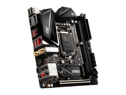 MSI MPG Z390I GAMING EDGE AC LGA 1151 (300 Series) Intel Z390 HDMI SATA 6Gb/s USB 3.1 Mini ITX Intel Motherboard