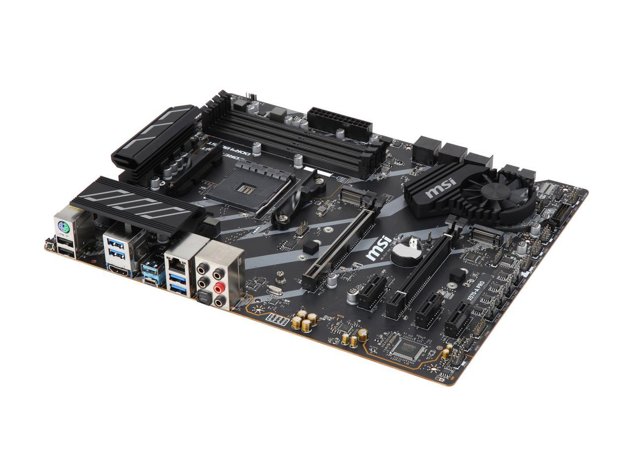 MSI X570-A PRO Motherboard AMD AM4 SATA 6Gb/s M.2 USB 3.2 Gen 2 HDMI ATX
