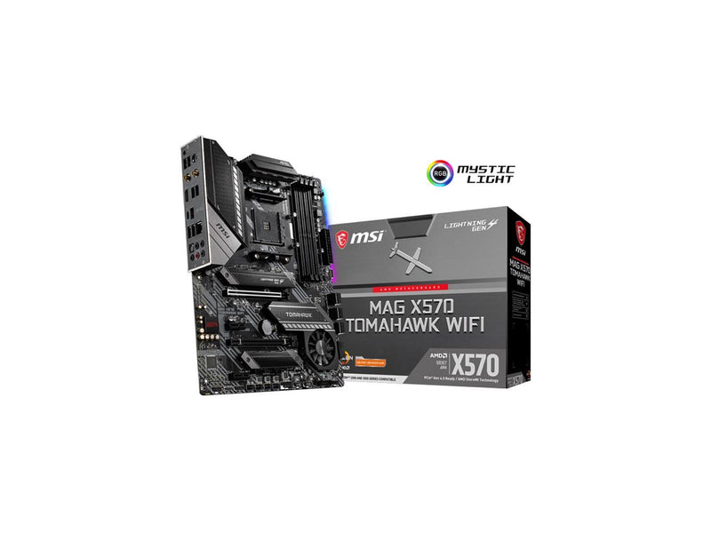 MSI MAG X570 TOMAHAWK WIFI AM4 AMD X570 SATA 6Gb/s ATX AMD Motherboard