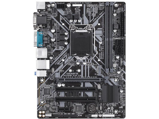 GIGABYTE H310M S2P 2.0 LGA 1151 Intel H310 SATA USB 3.1 Micro-ATX Motherboard