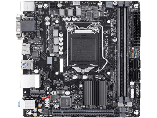 GIGABYTE H310N 2.0 LGA 1151 (300 Series) Intel H310 SATA 6Gb/s Mini ITX Intel Motherboard