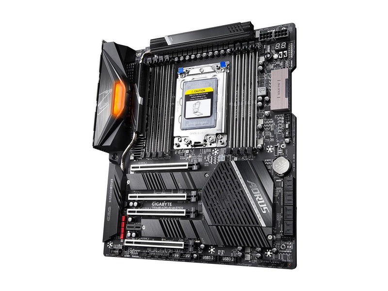 GIGABYTE TRX40 AORUS MASTER sTRX4 AMD TRX40 SATA 6Gb/s Extended ATX AMD Motherboard