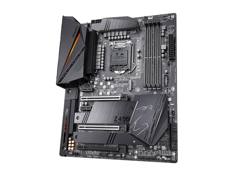 GIGABYTE Z490 AORUS PRO AX LGA 1200 Intel Z490 ATX Motherboard with Dual M.2, SATA 6Gb/s, USB 3.2 Gen 2, WIFI 6, 2.5 GbE LAN