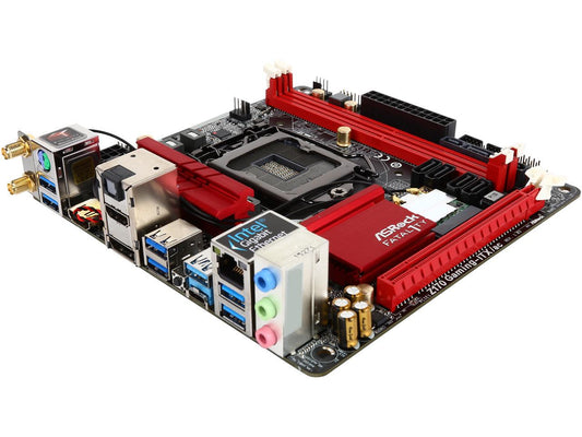 ASRock ASRock Fatal1ty Gaming Z170 Gaming-ITX/ac LGA 1151 Intel Z170 HDMI SATA 6Gb/s USB 3.1 USB 3.0 Mini ITX Intel Motherboard