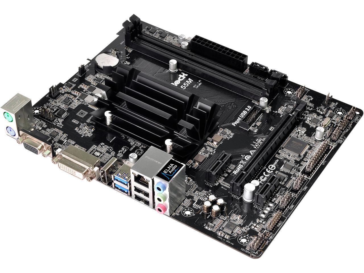 ASRock J3355M Intel Dual-Core Processor J3355 (up to 2.5GHz) Micro ATX Motherboard / CPU Combo