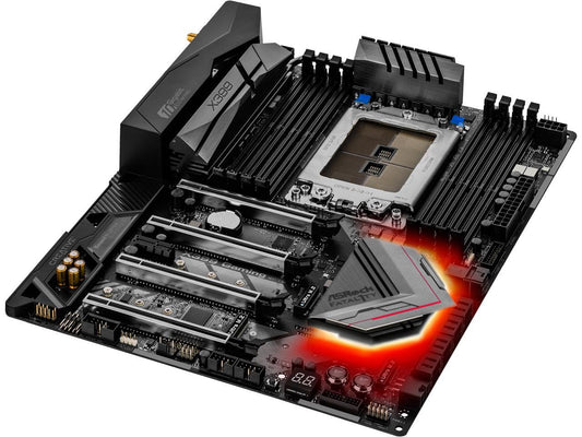ASRock Fatal1ty X399 Professional Gaming sTR4 AMD X399 SATA 6Gb/s ATX AMD Motherboard