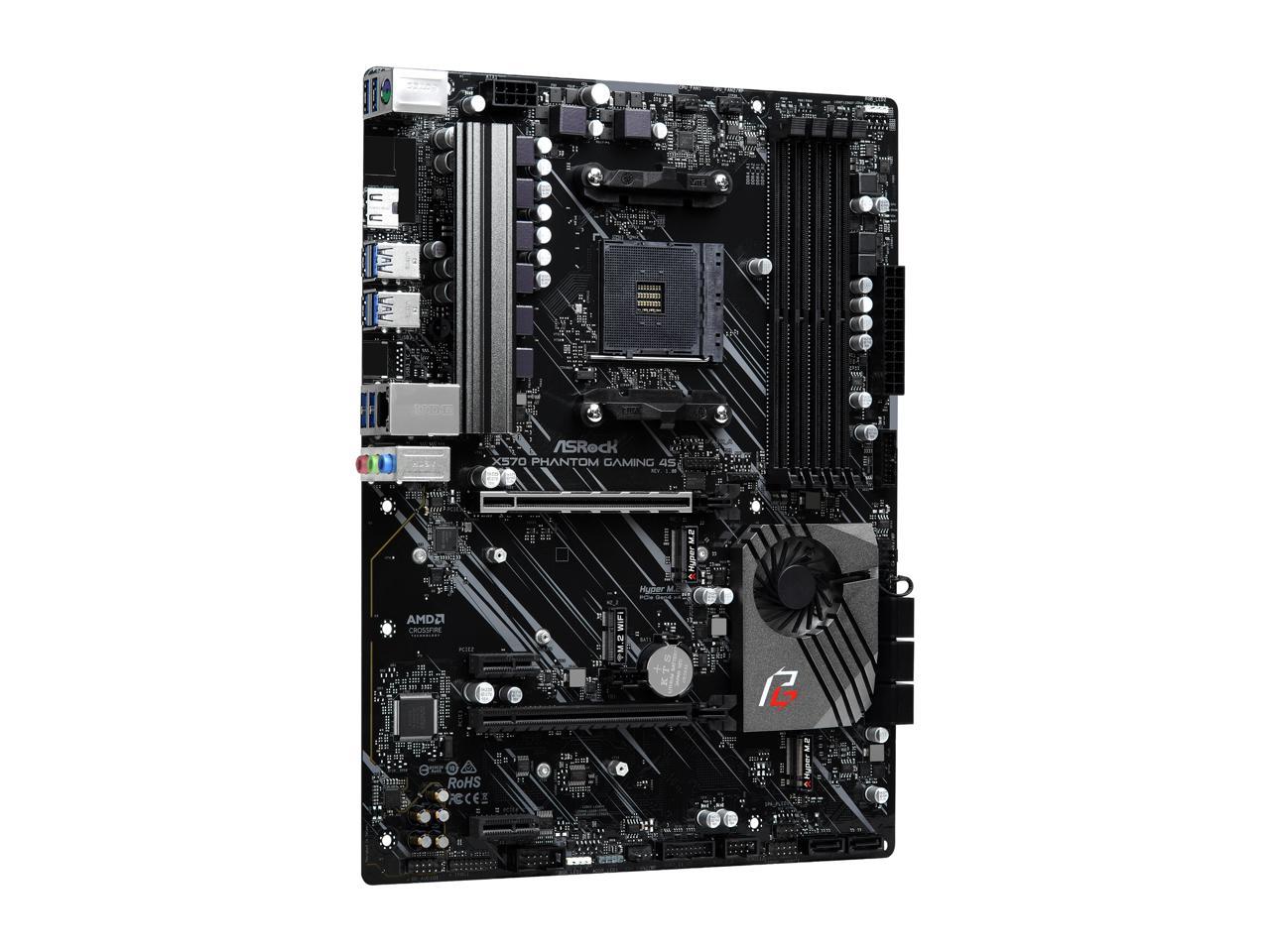 ASRock X570 Phantom Gaming 4S AM4 AMD X570 SATA 6Gb/s ATX AMD Motherboard