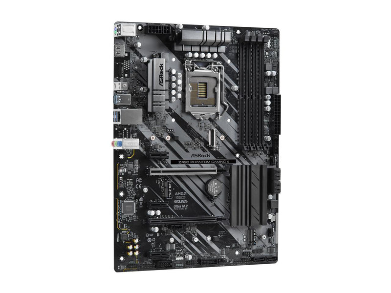 ASRock Z490 Phantom Gaming 4 LGA 1200 Intel Z490 SATA 6Gb/s ATX Intel Motherboard