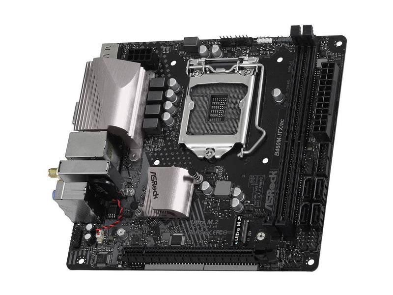 ASRock B460M-ITX/AC LGA 1200 Intel B460 SATA 6Gb/s Mini ITX Intel Motherboard